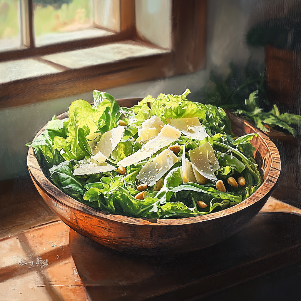 Det bästa receptet på romansallad för familjen